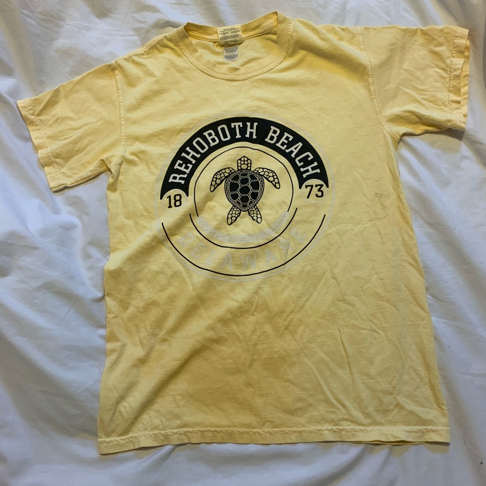 Yellow Rehobeth Beach Tee